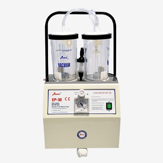 Electrical cum Manual Suction Units